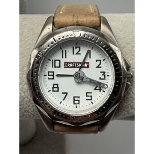 Craftsman ZM10020 New Battery Mens Watch 38MM 7.5" Leather Band
